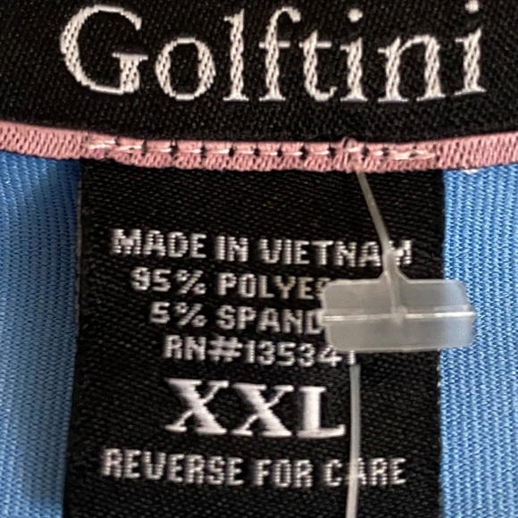GOLFTINI Ladies Zone Performance Shirt Team 365 Quarter Zip Blue UPF 30+ XXL NWT - Picture 7 of 10